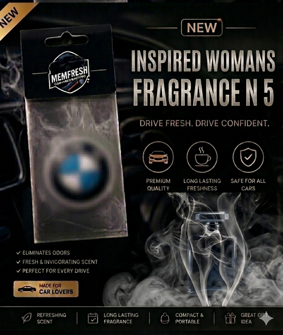 BMW. Car Air Freshener. PACK OF 3, Same Day Dispatch!