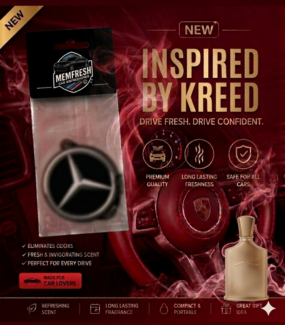 Mercedes Air Freshener, Car Air Freshener, PACK OF 3, Same day dispatch!