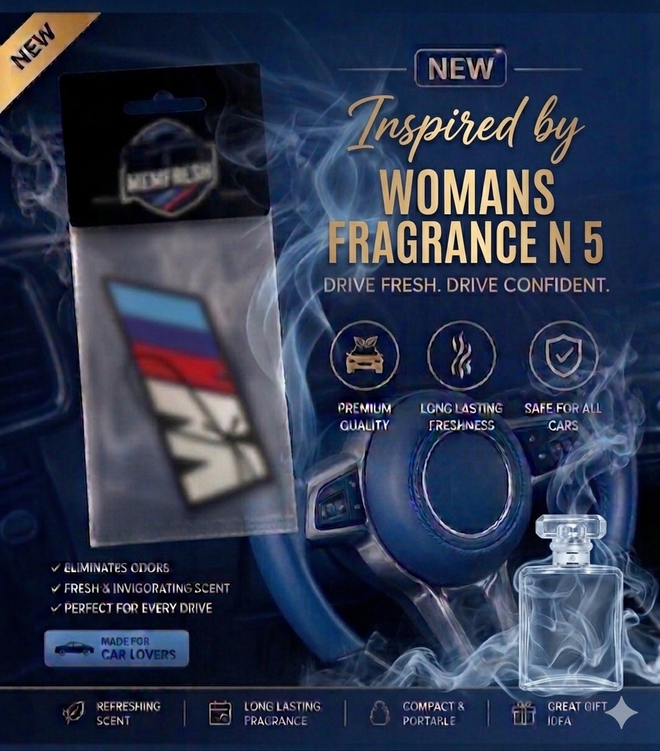 BMW, M Sport, Car Air Freshener, PACK OF 3, Same Day Dispatch!