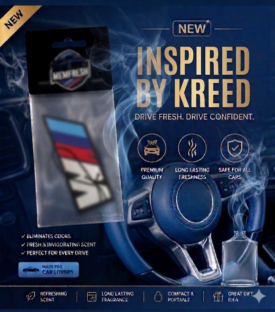 BMW, M Sport, Car Air Freshener, PACK OF 3, Same Day Dispatch!
